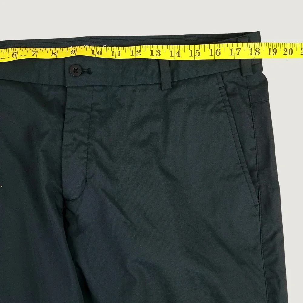 Nike Golf Pants Mens 36x34 Solid Black Dri-FIT Tour Performance Athletic Sport